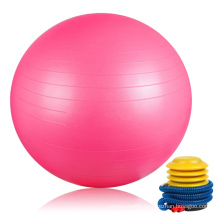 Fitness Equipment Anti Burst No Slip Yoga Balance Ball, Exercise Pilates Yoga Ball with Quick Foot Pump